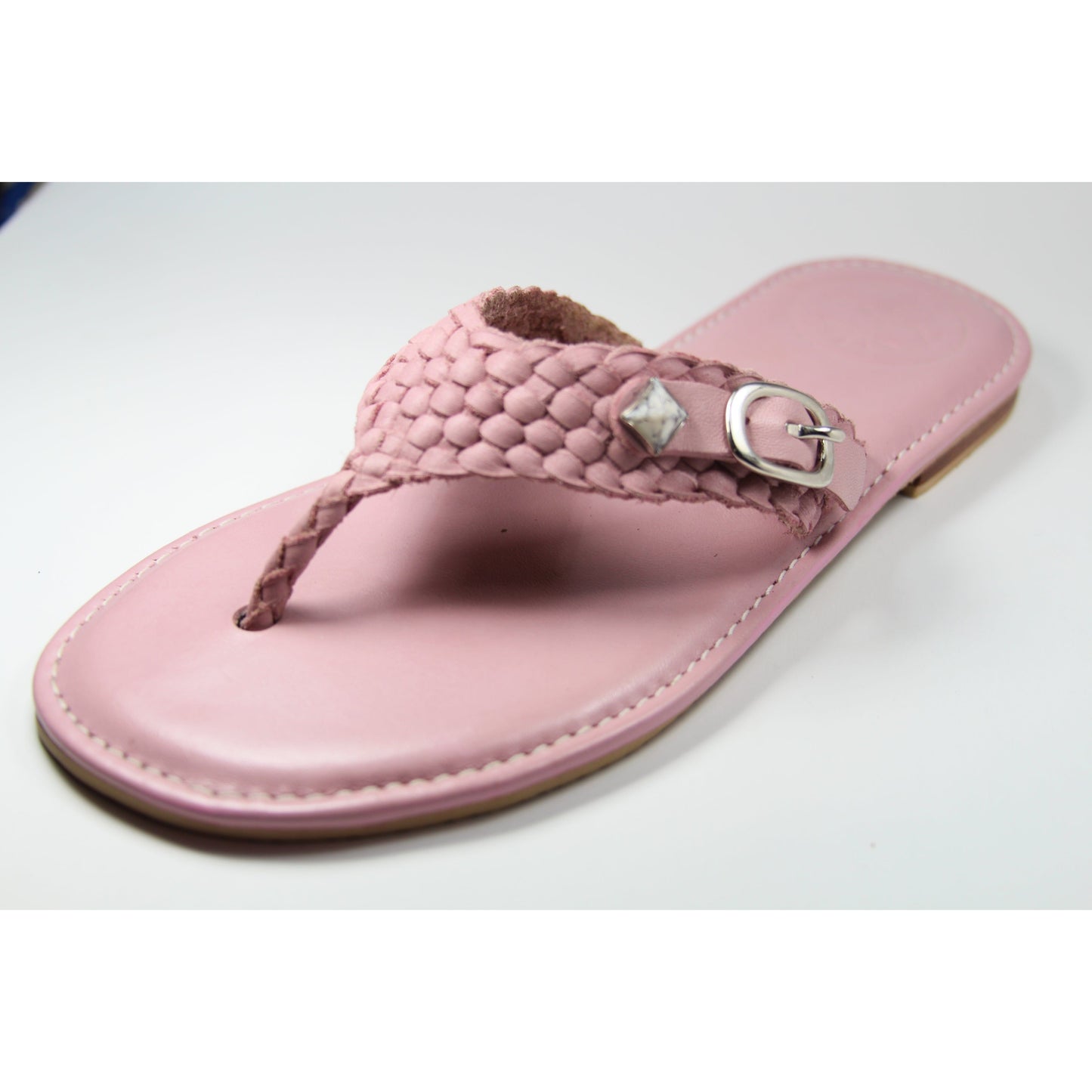 Ena Vamp Wide Open Toe Sandals โ Leather Luxury