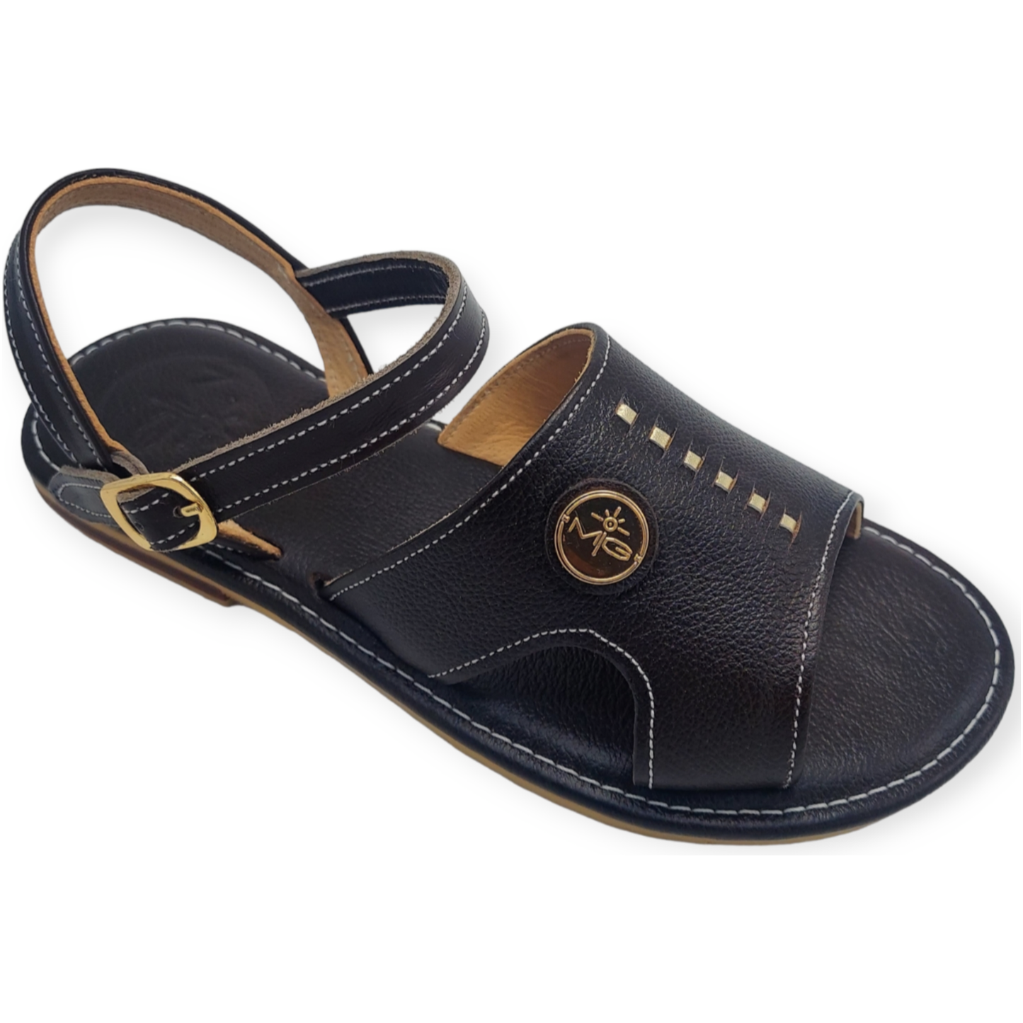 Ena Vamp Wide Open Toe Sandals – Leather Luxury