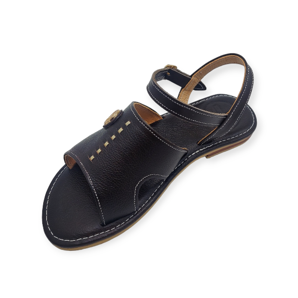 Ena Vamp Wide Open Toe Sandals – Leather Luxury