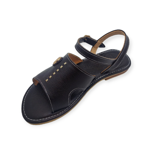 Ena Vamp Wide Open Toe Sandals – Leather Luxury