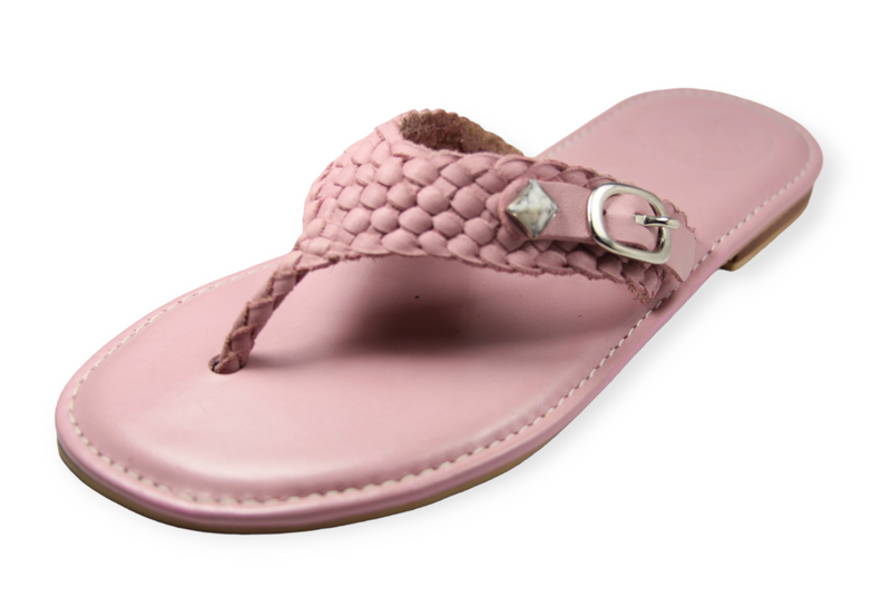 ladies pink sandals