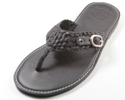 Ena Vamp Wide Open Toe Sandals – Leather Luxury